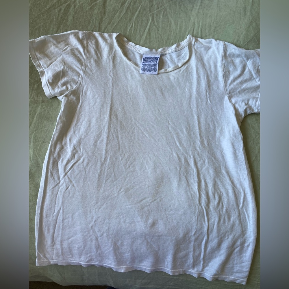 Jungmaven Lorel Tee in white
